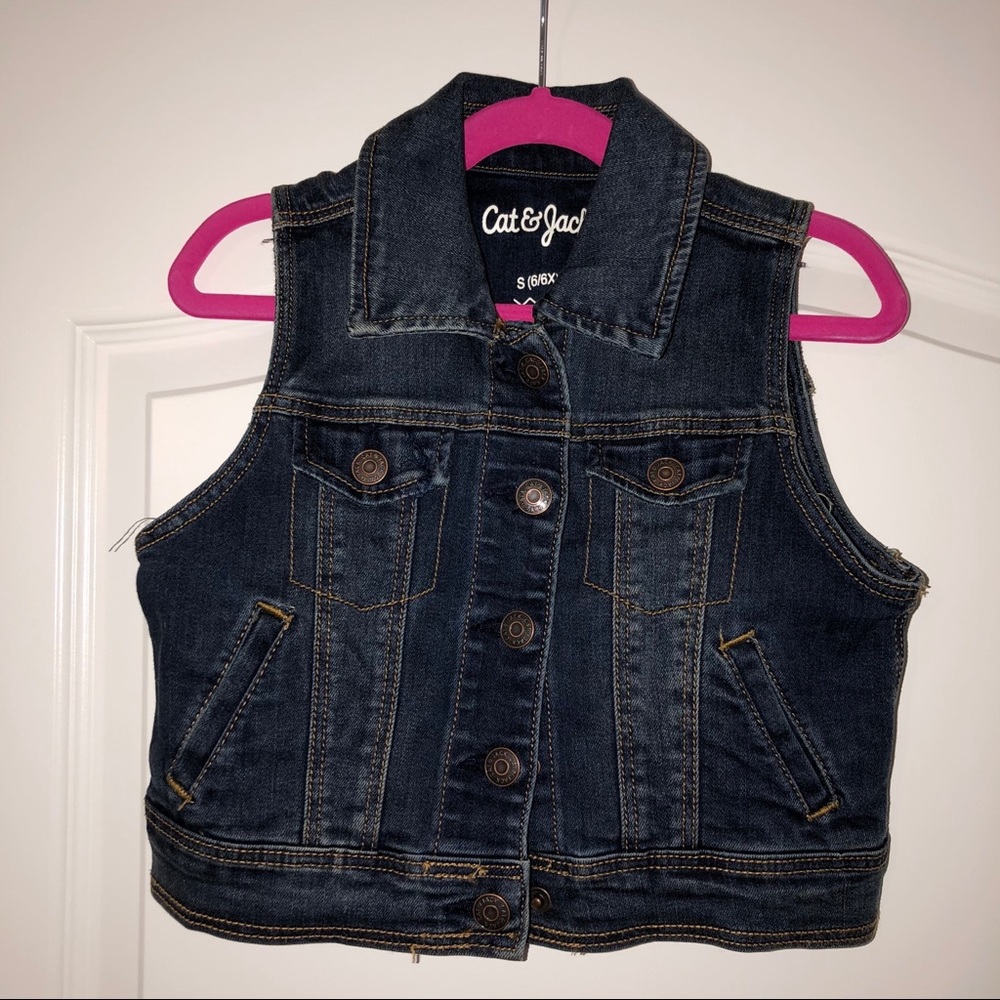 Cat & Jack Denim Vest